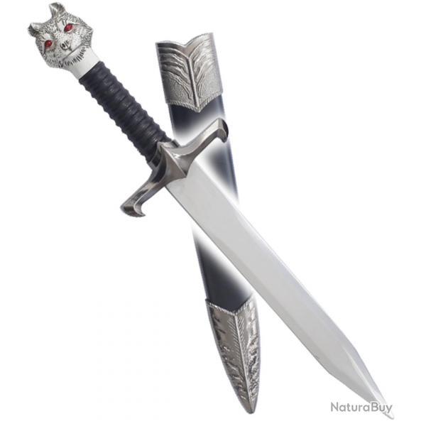 Dague Longclaw Jon Snow Couteau Tete de Loup Repliksword