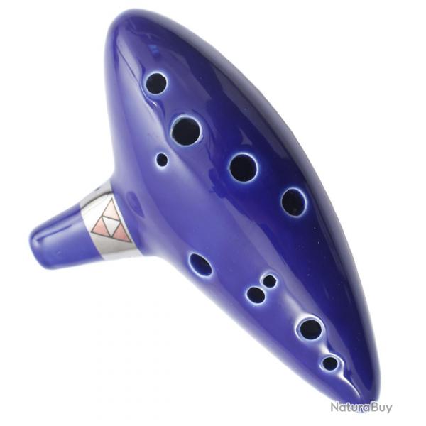Zelda Ocarina du Temps Flute en Ceramique Link Repliksword