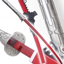 Katana Raiden Epee Metal Gear Solid Lame Rouge Repliksword