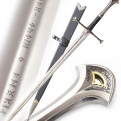 Le Seigneur des Anneaux Epee Anduril Lame Tranchante Epee Aragorn Repliksword