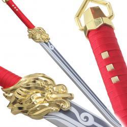 Genshin Impact Epee Lion's Roar Sabre Acier Replique Repliksword
