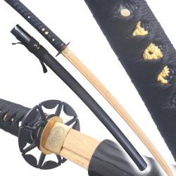 Danzan Katana Ankoku Sabre en Bois Epee Entrainement - Lame Bois Repliksword