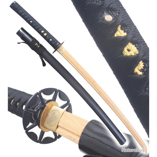 Danzan Katana Ankoku Sabre en Bois Epee Entrainement - Lame Bois Repliksword