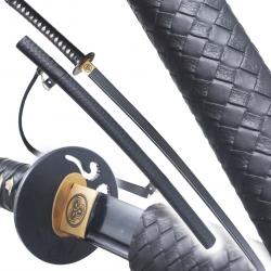 Danzan Katana Forge Black Lotus Sabre Tranchant Epee Katana - Lame Maru 1045 Repliksword