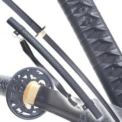Danzan Katana Shinobi Sabre Epee Katana Japonais - Lame Bois Wenge Noire Repliksword