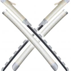 Demon Slayer Pack 2 Katanas Inosuke Hashibira Epee en Bois Kimetsu no Yaiba Sabre - 80cm Repliksword