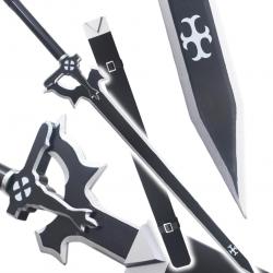 Sword Art Online Epee Elucidator en Bois Sabre Kirito Epee + Fourreau Repliksword