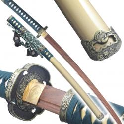 Danzan Katana Japonais en Bois Sabre Epee Samourai Katana Hana - Lame Bois Wenge Repliksword