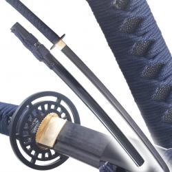 Danzan Katana Japonais en Bois Epee Sabre Samourai Katana Sun - Lame Bois Noire Repliksword