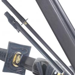 Danzan Katana Ninja en Bois Epee Sabre Shinobi - Lame Bois Wenge Noire Repliksword