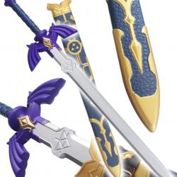 Zelda Epee Mousse Epee Link + Fourreau Master Sword Excalibur Lame Argent Repliksword