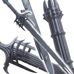 Les Anneaux de Pouvoir Epee Sauron Epee Noire Sabre + Fourreau Repliksword