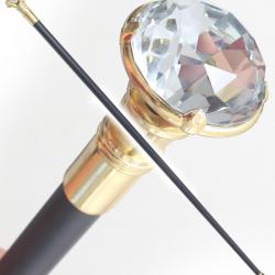 Canne de Marche Diamant Dore Canne Epee Gentlemen Repliksword