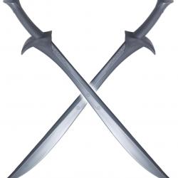 Pack 2 Epees Orcrist Le Hobbit en Polypropylene Epee Sabre Entrainement Repliksword