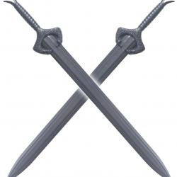 Pack 2 Epees Wonder Woman Epee God Killer Sabre Polypropylene Epee GodKiller Repliksword