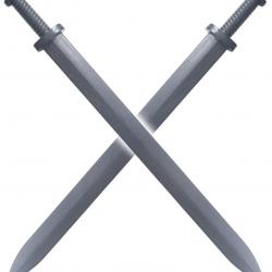 Pack 2 Epees Viking Epee Polypropylene Sabre Entrainement Repliksword