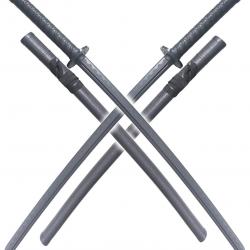 Pack 2 Katanas Polypropylene Epee Sabre + Fourreau Katana Japonais Repliksword