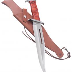 Rambo 3 Couteau Sylvester Stallone Poignard Rambo Dague + Etui Repliksword