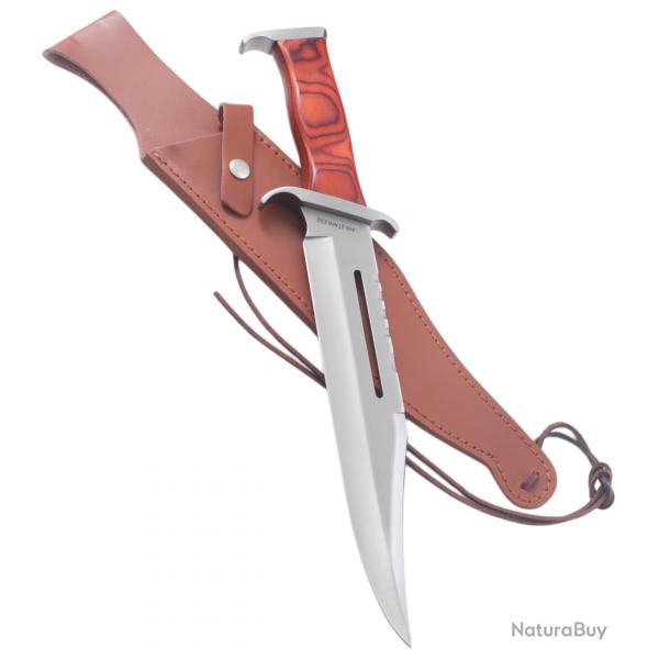 Rambo 3 Couteau Sylvester Stallone Poignard Rambo Dague + Etui Repliksword