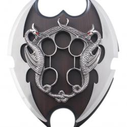 Double Lame Dague Dragon Decoration Couteau Dague Fantasy Repliksword
