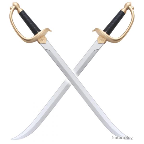 Pack 2 Epees Pirate en Mousse Sabre Cosplay Repliksword