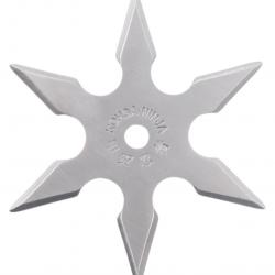 Shuriken Ninja Silver Etoile a Lancer Shuriken 6 Points Shinobi Repliksword