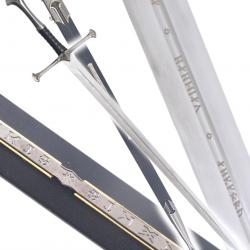 Le Seigneur des Anneaux Epee Anduril + Fourreau Aragorn Epee Decoration Edition Blue Repliksword