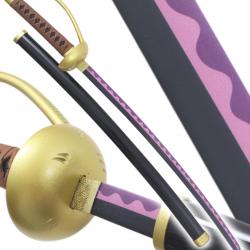 One Piece Sabre Gol D. Roger Epee Pirate Sabre Gold Roger Acier Repliksword