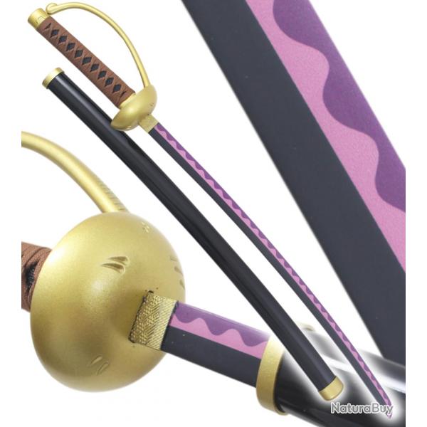 One Piece Sabre Gol D. Roger Epee Pirate Sabre Gold Roger Acier Repliksword