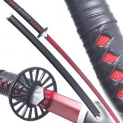 Demon Slayer Katana Tanjiro Kamado Sabre Kimetsu No Yaiba Epee Acier Rouge Repliksword