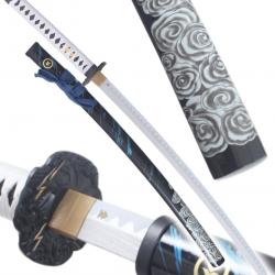 Ghost of Tsushima Katana en Bois Katana Jin Sakai Sabre Epee Replique Bois Cosplay - Lame en Bois Re