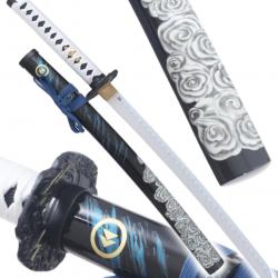 Ghost of Tsushima Wakizashi en Bois Epee Jin Sakai Sabre Replique Bois Cosplay -  Lame en Bois Repli