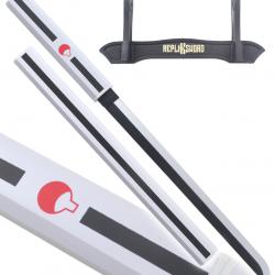 Naruto Mini Katana Sasuke Epee Kusanagi en Bois Sabre - 45cm White Edition Repliksword
