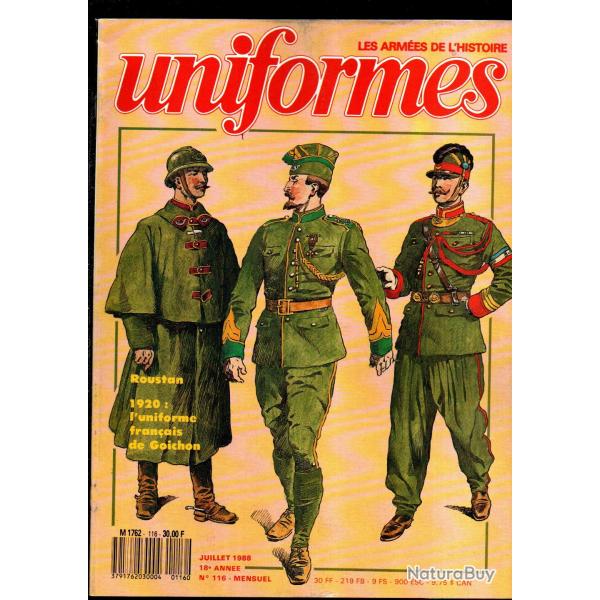 revue uniformes 116 , arme franaise 1920, lanciers de la garde impriale russe , roustan