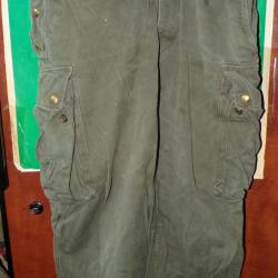 PANTALON DE PARACHUTISTE DE L'ARMEE FRANCAISE, TAILLE MILITAIRE 15  SOIT 38 OU S  , PERIODE GUERRE A