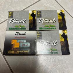 Vends lot de différentes balles brenneke
