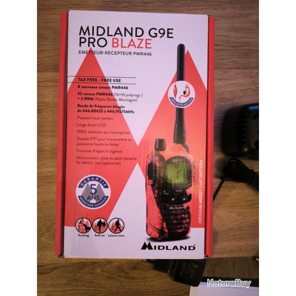 Talkie Walkie MIDLAND G9E PRO Blaze (G9 G7)