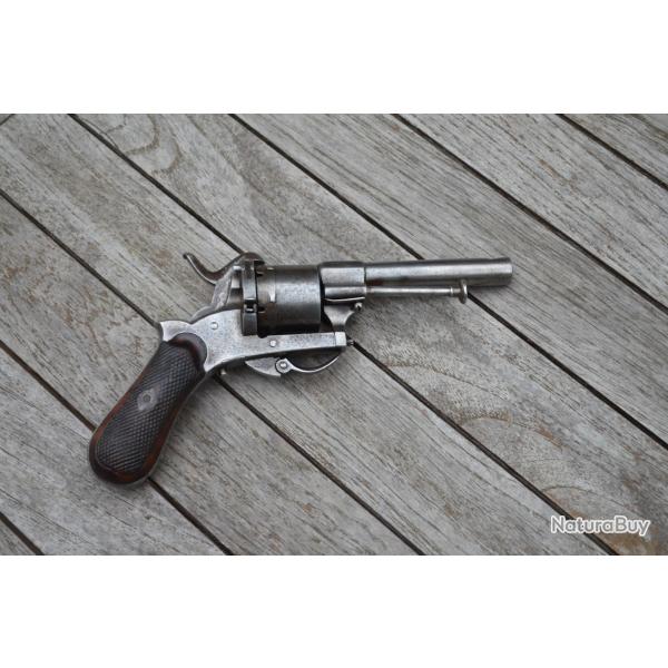 Revolver  broche "style Lefaucheux" - 7 mm