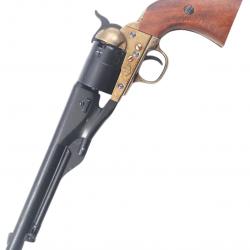 Pistolet Denix Revolver Guerre Civile etats-Unis 1860 - Pistolet Decoration Revolver Factice - 1007/