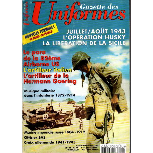 gazette des uniformes 166 , officiers sas, cole militaire chili, musique militaire , marine nicolas
