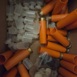 lot rechargement 25 x douilles /jupes/cartons cal 16