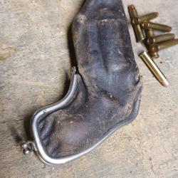 Revolver Bulldog Velodog 6mm Hammerless sans chien apparent avec sécurité et son holster d'époque BE