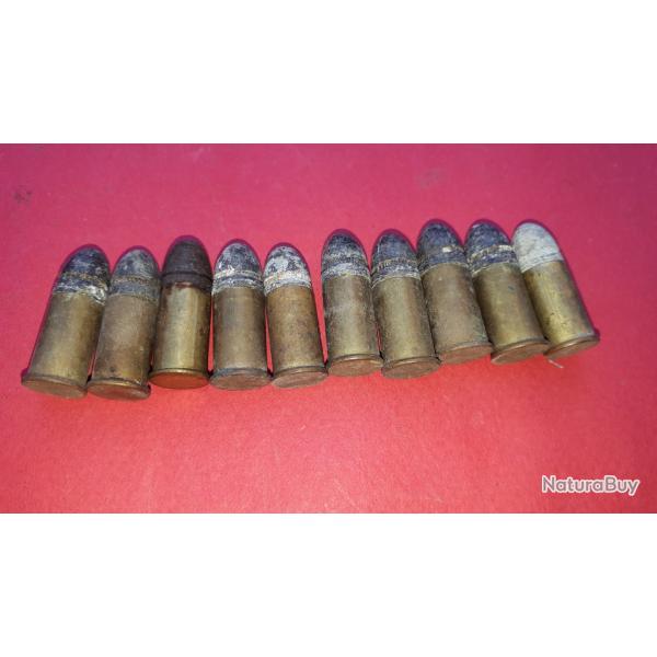 Lot de 10 cartouches calibre 380 Gevelot GG + Boite carton d'origine