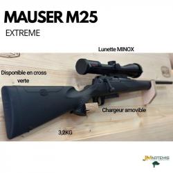 Carabine MAUSER M25 EXTREME Noir 30-06 (sans lunette ni rail)