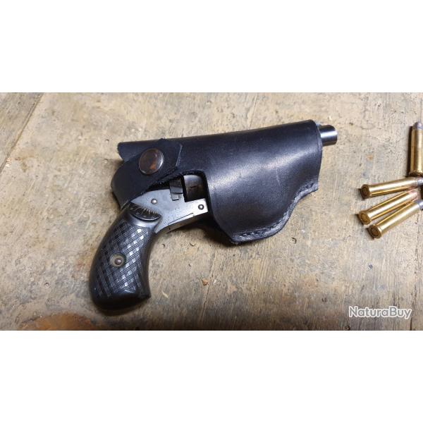 Revolver Bulldog Velodog 6mm  chien et holster en Trs  Bon tat