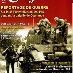gazette des uniformes 184, officier italien 33-43, histoire fourragère, courlande, artilleurs fr 14-
