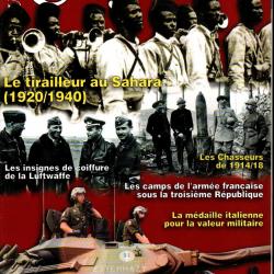 gazette des uniformes 189, tirailleurs au sahara 20-40, chasseurs de 14-18, insignes hussards ,