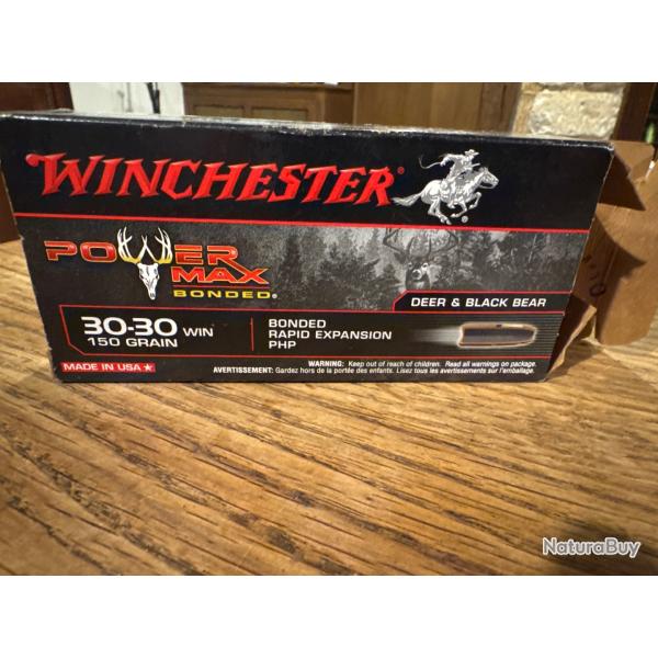 Cartouches Winchester 30-30