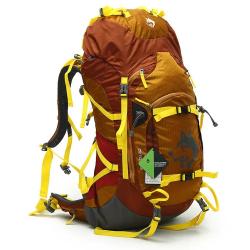 Sac à Dos Randonnée Etanche 55 L Grand Volume Respirant et Résistant Camping Trekking Doré