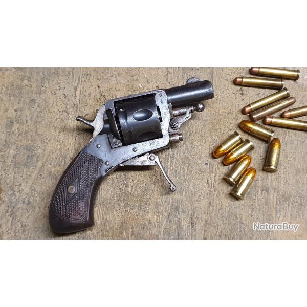 Revolver Bulldog Velodog 32S&W Fabrication de Lige   chien percussion centrale en Bon tat